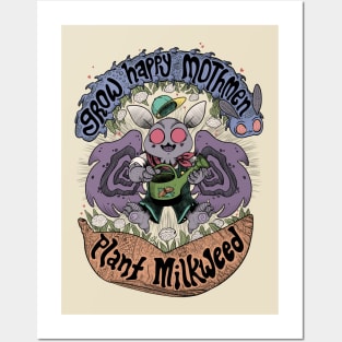 Grow Happy Mothmen T-Shirt Posters and Art